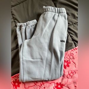 New Vans Comfy Cush baby blue sweatpants.